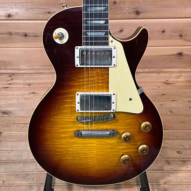gibson-custom-m2m-1959-les-paul-standard-reissue-electric-guitar-bourbon-burst Gibson Custom M2M 1959 Les Paul Standard Reissue Electric Guitar - Bourbon Burst