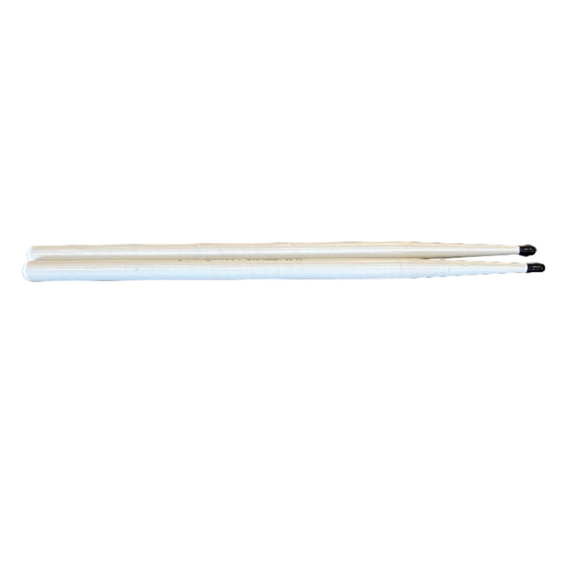 hot-sticks-white-finish-solid-hickory-usa-2b-w-nylon-tip-1-pair Hot Sticks - White Finish - Solid Hickory USA (2B) w/Nylon Tip (1 Pair)