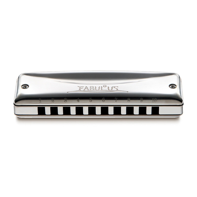 suzuki-fabulous-10-hole-diatonic-harmonica-in-equal-tuning-f-f-20efs Suzuki Fabulous 10-hole diatonic harmonica in Equal tuning - F# (F-20EFS)
