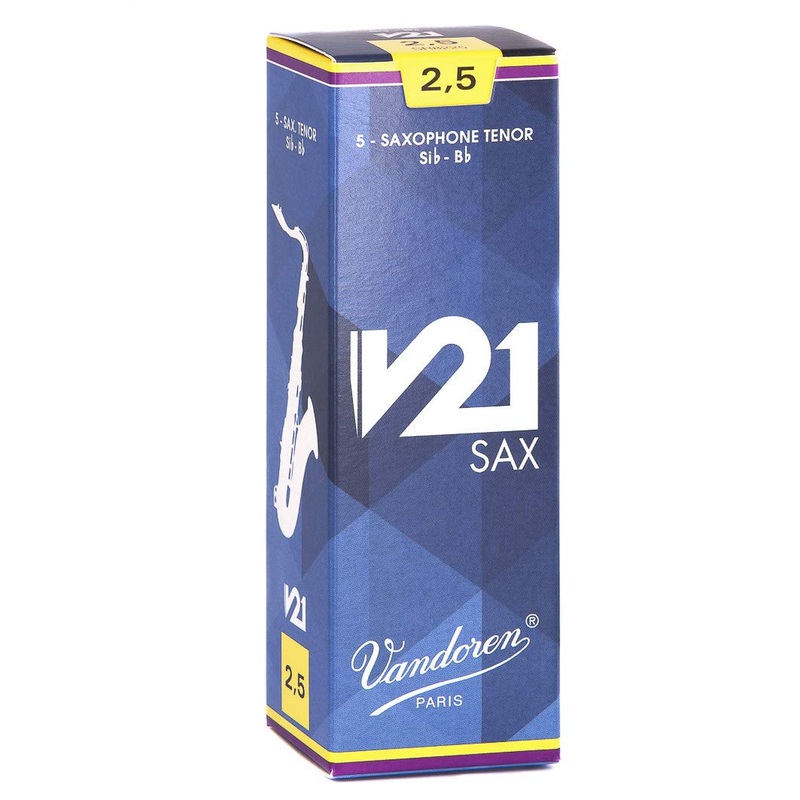 vandoren-sr8225-v21-single-tenor-sax-reed-2-5 Vandoren SR8225 V21 Single Tenor Sax Reed 2.5