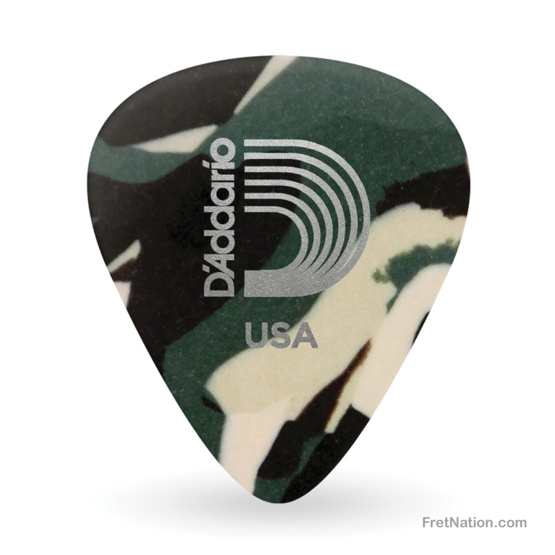 d-addario-classic-camouflage-celluloid-guitar-picks-10-pack-extra-heavy-1ccf7-10 D'Addario Classic Camouflage Celluloid Guitar Picks, 10 pack, Extra Heavy - 1CCF7-10