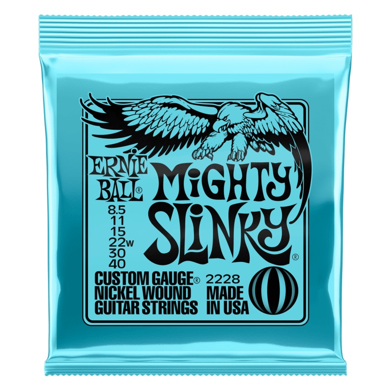 ernie-ball-mighty-slinky-nickel-wound-electric-guitar-strings-8-5-40-gauge Ernie Ball MIGHTY SLINKY NICKEL WOUND ELECTRIC GUITAR STRINGS 8.5 - 40 GAUGE