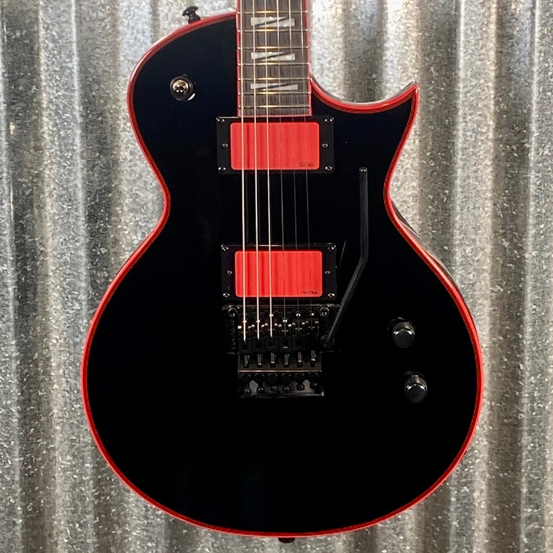 esp-ltd-gh-600-gary-holt-emg-floyd-rose-black-guitar-case-lgh600blk-0106-used ESP LTD GH-600 Gary Holt EMG Floyd Rose Black Guitar & Case LGH600BLK #0106 Used