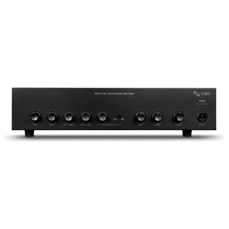 fbt-mxa1060-integrated-mixing-amplifier-60wrms-output-for-selected-zones-230v-115v-37638 FBT - MXA1060 - Integrated mixing amplifier - 60Wrms - Output for selected zones - 230V/115V 37638