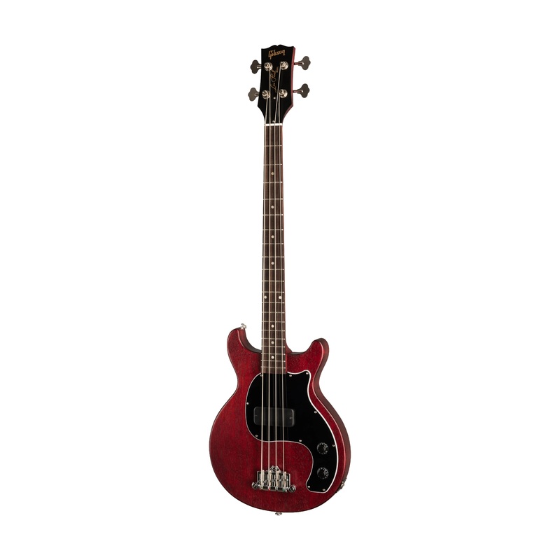 gibson-les-paul-junior-tribute-dc-bass-worn-cherry Gibson Les Paul Junior Tribute DC Bass, Worn Cherry