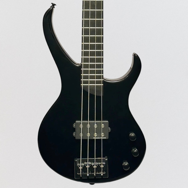 kramer-disciple-4-string-electric-bass-guitar-black-ebony Kramer Disciple 4 String Electric Bass Guitar - Black Ebony