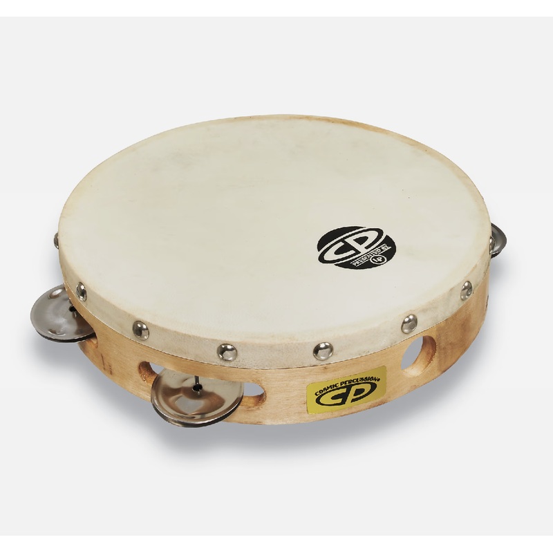 lp-8-cp-single-row-head-tambourine-steel LP 8" CP Single Row Head Tambourine, Steel