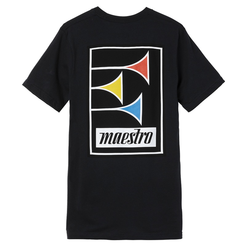 maestro-logo-tee-black Maestro Logo Tee Black