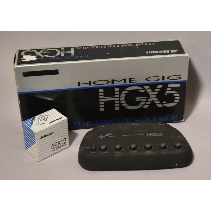 maxon-hgx5-home-gig-guitar-amp-simulator-w-box-ps Maxon HGX5 Home Gig Guitar Amp Simulator w/Box + PS