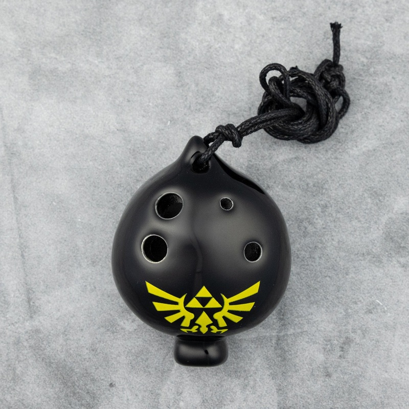 songbird-black-spade-4-hole-ocarina-in-g-hylian-crest Songbird Black Spade 4-Hole Ocarina in G, Hylian Crest