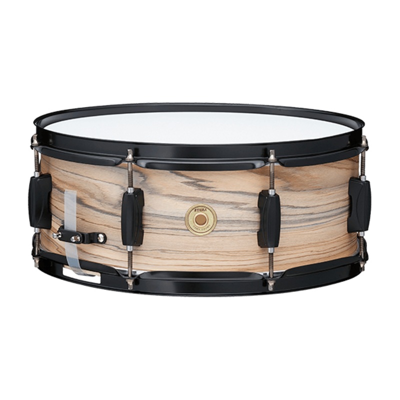 tama-woodworks-snare-drum-5-5-x-14-inch-natural-zebrawood-wrap Tama Woodworks Snare Drum - 5.5 x 14-inch - Natural Zebrawood Wrap