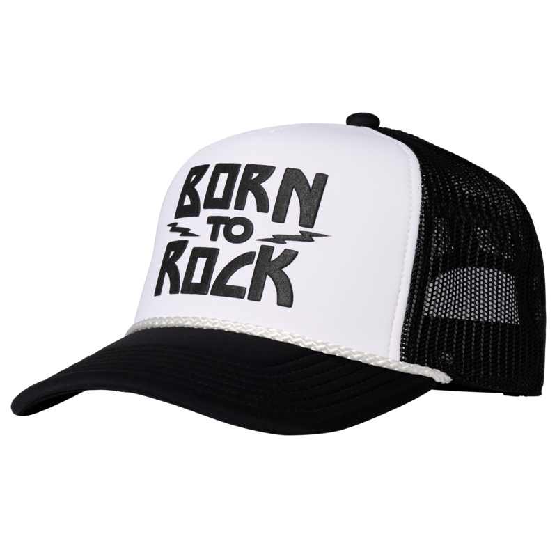 gibson-kid-s-born-to-rock-trucker-hat Gibson Kid's Born to Rock Trucker Hat