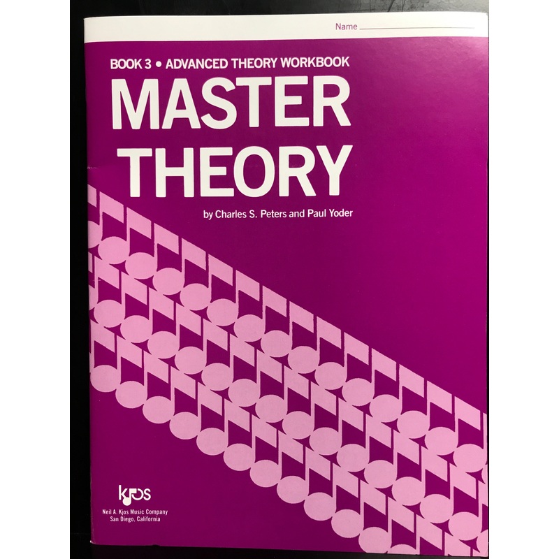 kjos-master-theory-book-3-advanced-theory-workbook KJOS Master Theory Book 3 Advanced Theory Workbook