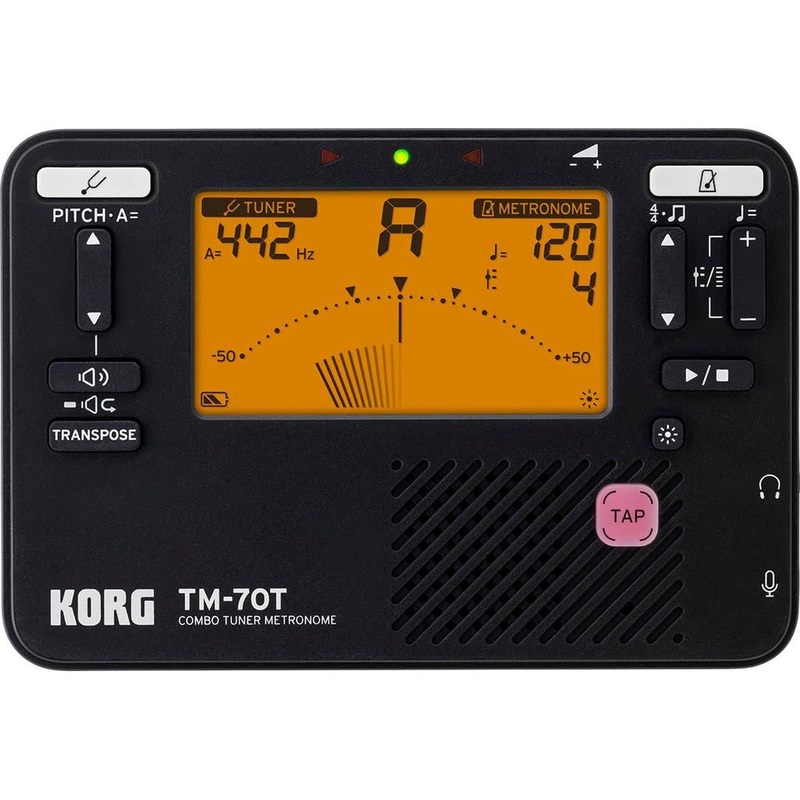 korg-tm-70-tuner-and-metronome-black Korg TM-70 Tuner and Metronome Black