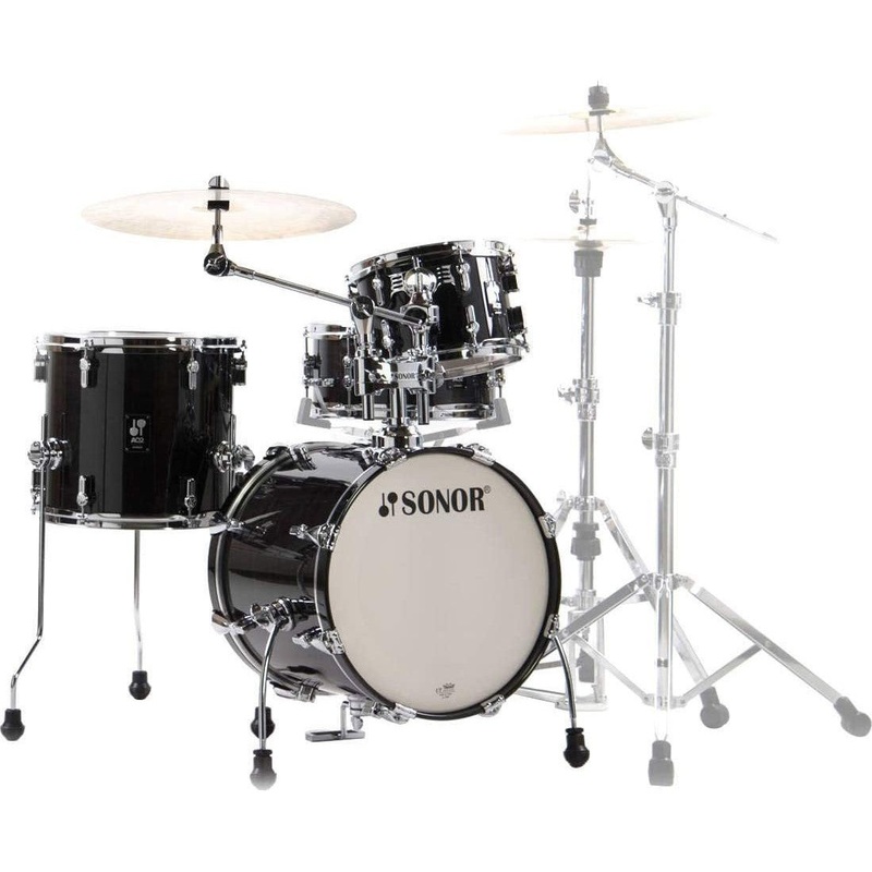sonor-aq2-4-piece-shell-pack-transparent-satin-black-lacquer-aq2-safariwmctsb Sonor AQ2 4-Piece Shell Pack - Transparent Satin Black Lacquer (AQ2-SAFARIWMCTSB)