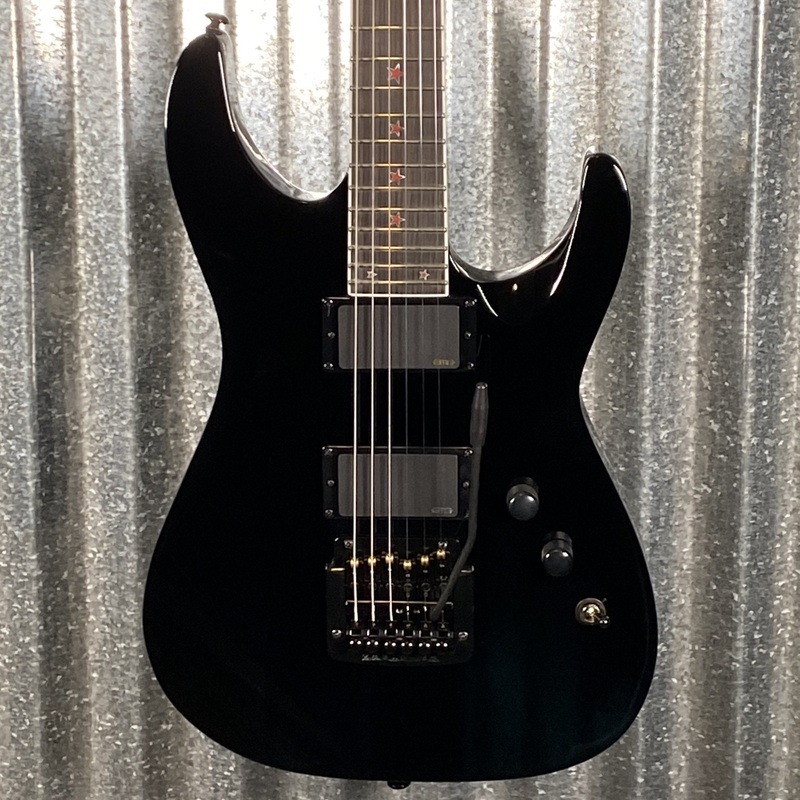 esp-ltd-jh-600-cmt-jeff-hanneman-black-guitar-case-jh600cmtblk-2135-used ESP LTD JH-600 CMT Jeff Hanneman Black Guitar & Case JH600CMTBLK #2135 Used