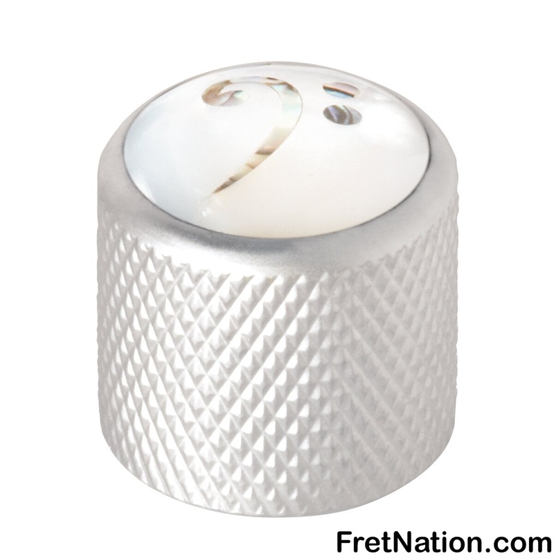 framus-warwick-potentiometer-dome-knob-bass-clef-inlay-satin-chrome-sp-30417-sc-basskey Framus & Warwick - Potentiometer Dome Knob, Bass Clef, Inlay - Satin Chrome - SP 30417 SC BASSKEY