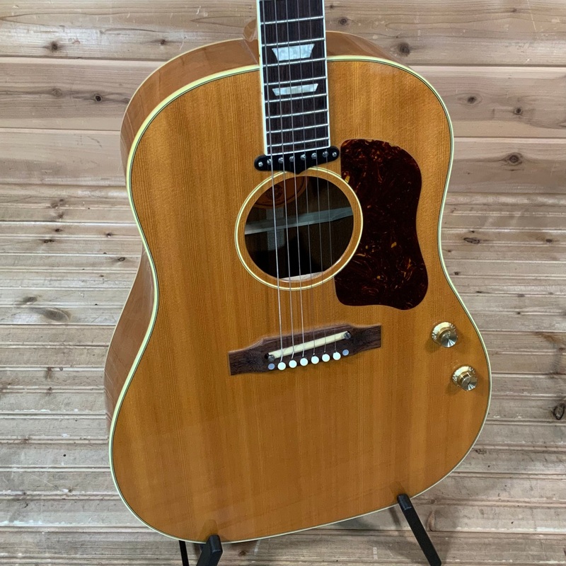 gibson-custom-limited-edition-john-lennon-j-160e-peace-acoustic-guitar-used-natural Gibson Custom Limited Edition John Lennon J-160E Peace Acoustic Guitar USED - Natural