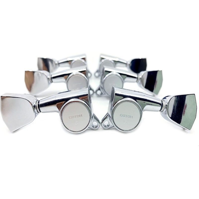 gotoh-modern-keystone-style-chrome-tuners-3-per-side-p-ggt-4-c Gotoh Modern Keystone-Style Chrome Tuners - 3 per side (P-GGT-4-C)