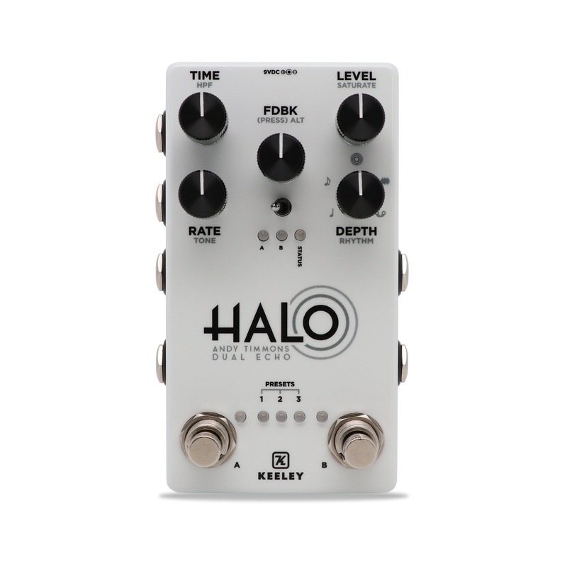keeley-halo-andy-timmons-dual-echo-delay-pedal-glow-in-the-dark-exclusive-moonglow-custom-shop-edition Keeley Halo Andy Timmons Dual Echo Delay Pedal "Glow in the Dark"- Exclusive Moonglow Custom Shop Edition