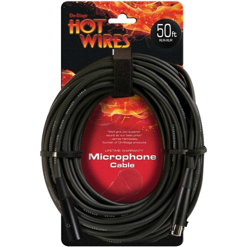 on-stage-hot-wires-microphone-cables-xlr-xlr On-Stage Hot Wires Microphone Cables XLR-XLR