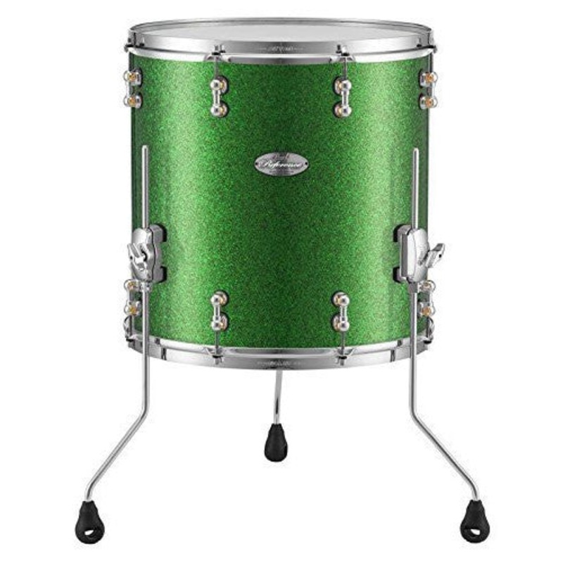 pearl-music-city-custom-14-x12-pure-floor-tom-rfp1412f-c446-green-glass-drum Pearl Music City Custom 14"x12" Pure Floor Tom RFP1412F/C446 GREEN GLASS Drum