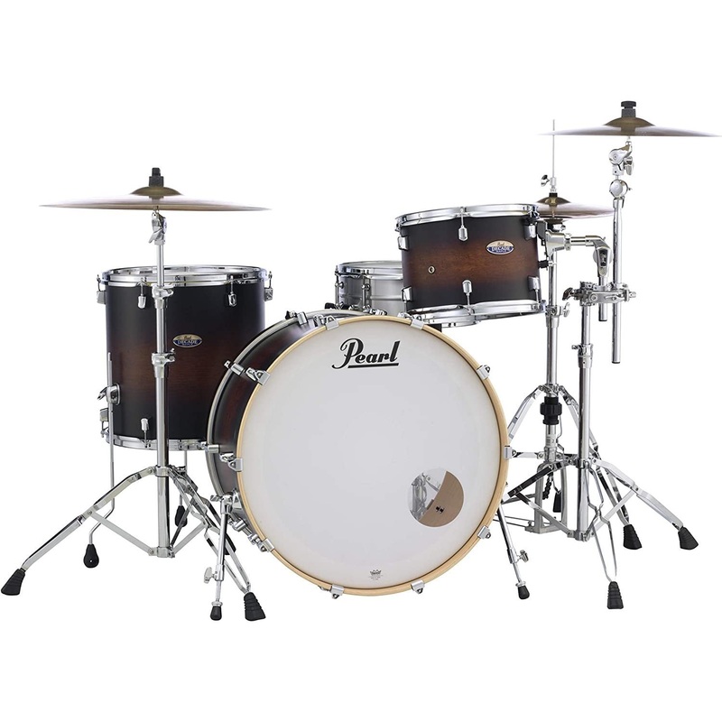 pearl-pearl-decade-maple-3-piece-shell-pack-satin-brown-burst-dmp943xp-c260 Pearl Pearl Decade Maple 3-Piece Shell Pack - Satin Brown Burst (DMP943XP/C260)
