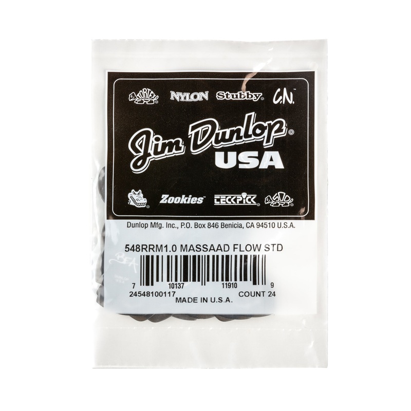dunlop-rabea-massaad-flow-1-0mm-standard-guitar-pick-refill-bag-24-pack-548rrm100 DUNLOP RABEA MASSAAD FLOW 1.0mm STANDARD GUITAR PICK REFILL BAG 24-PACK - 548RRM100