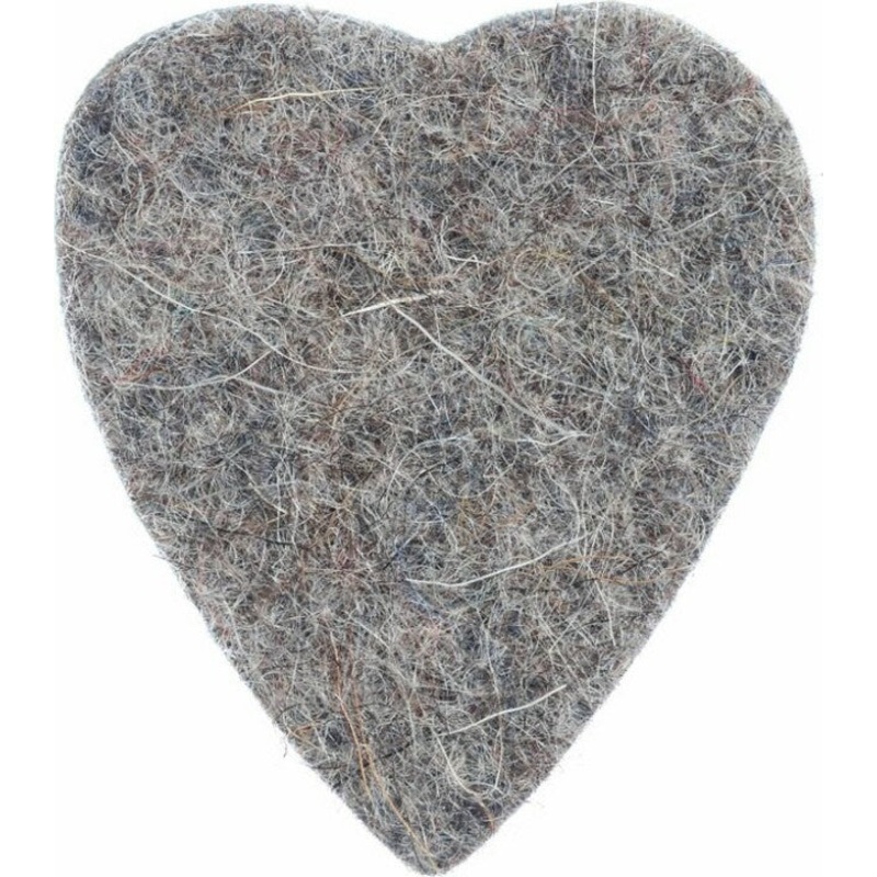 felt-tones-heart-grey-wood-felt-single-plectrum Felt Tones Heart Grey Wood Felt Single Plectrum