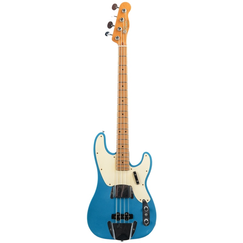 fender-telecaster-bass-blue-refin-1968 Fender Telecaster Bass Blue Refin 1968