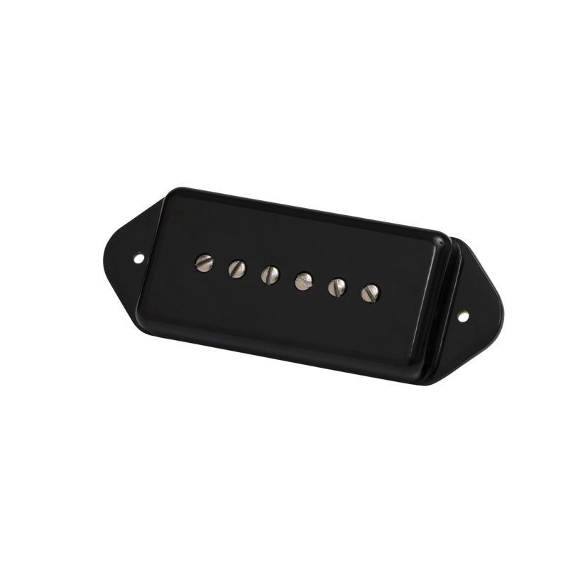 gibson-p-90-dogear-black-cover-2-conductor-potted-alnico-5-8k-pickup Gibson P-90 Dogear (Black Cover, 2-Conductor, Potted, Alnico 5, 8K) Pickup