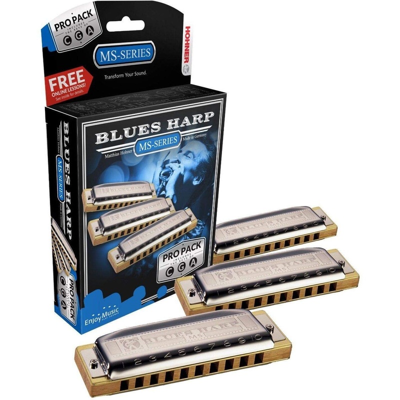 hohner-blues-harp-g-c-a-propack-3p532bx Hohner Blues Harp G-C-A Propack (3P532BX)