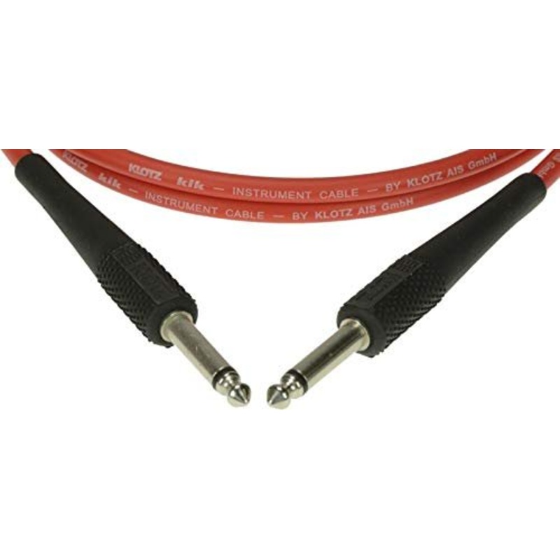 klotz-kik6-0pprd-kik-instrument-cable-inch-straight-20ft-red-20-ft Klotz KIK6-0PPRD KIK Instrument Cable, -Inch Straight, 20ft, Red, 20 ft