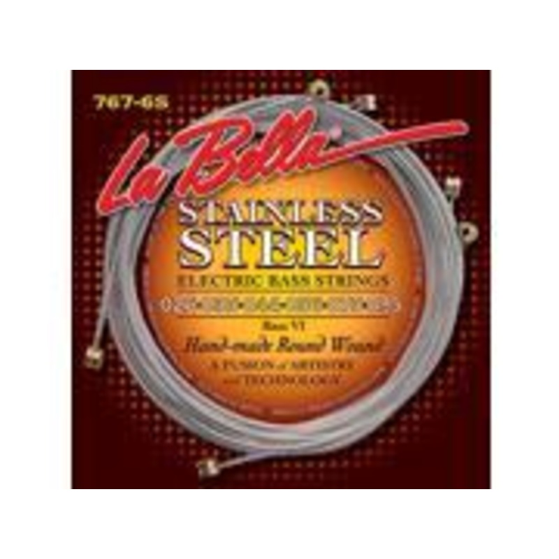 la-bella-767-6s-bass-vi-strings-stainless-steel-round-wound-26-95 La Bella 767-6S Bass VI Strings, Stainless Steel Round Wound 26-95