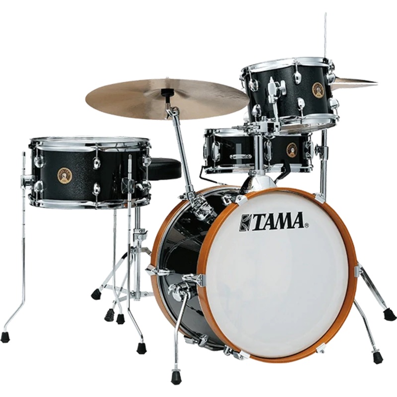 tama-club-jam-ljk48s-4-piece-shell-pack-with-snare-drum-charcoal-mist Tama Club-JAM LJK48S 4-Piece Shell Pack with Snare Drum - Charcoal Mist