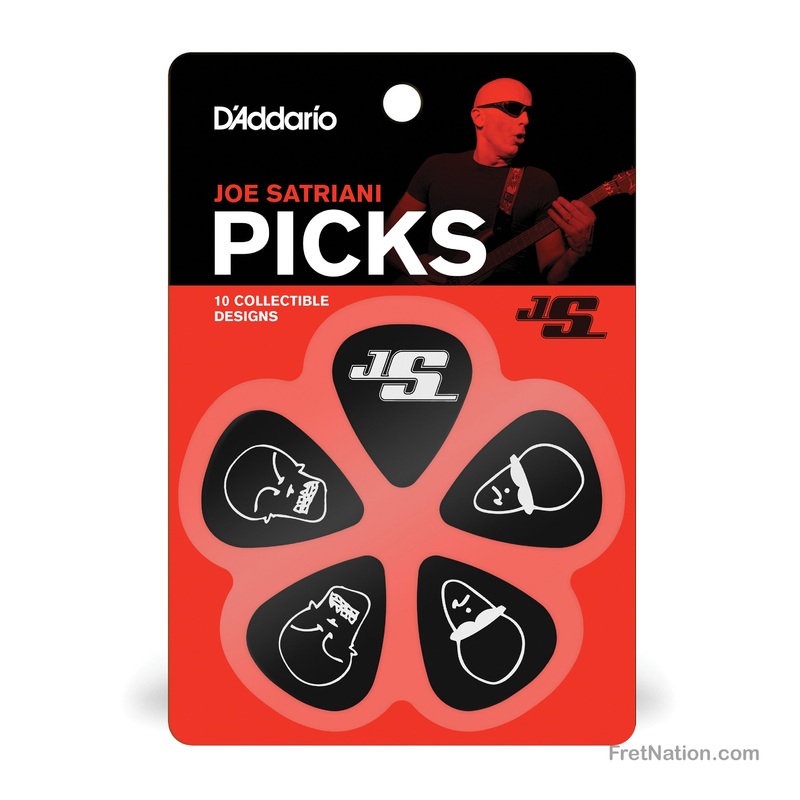 d-addario-joe-satriani-guitar-picks-10-pack-heavy-black-1cbk6-10js D'Addario Joe Satriani Guitar Picks 10-pack Heavy Black - 1CBK6-10JS