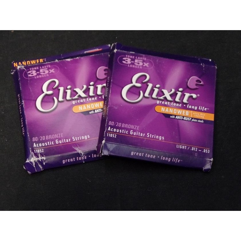elixir-acoustic-guitar-strings-80-20-bronze-light-012-053-2-pk-11052 Elixir Acoustic Guitar Strings 80/20 Bronze Light .012-.053 2 Pk 11052*