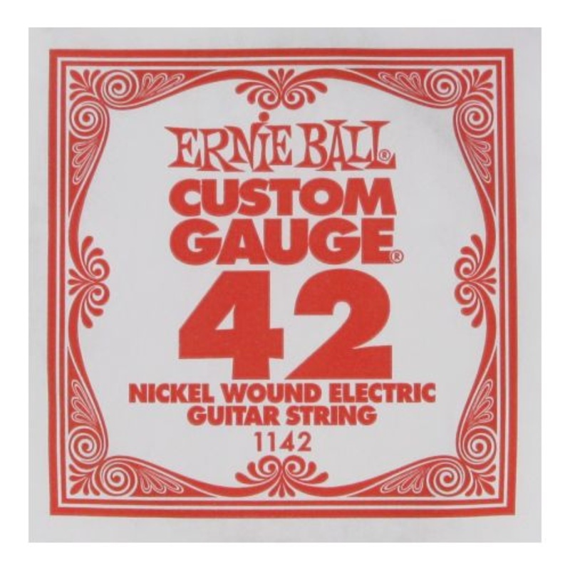 ernie-ball-1142-042-nickel-wound-electric-guitar-single-string Ernie Ball 1142 .042 Nickel Wound Electric Guitar Single String