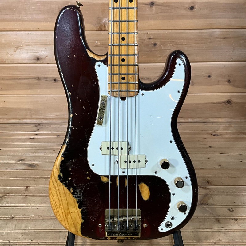 fender-1980-precision-special-electric-bass-guitar-used-candy-apple-red Fender 1980 Precision Special Electric Bass Guitar USED - Candy Apple Red