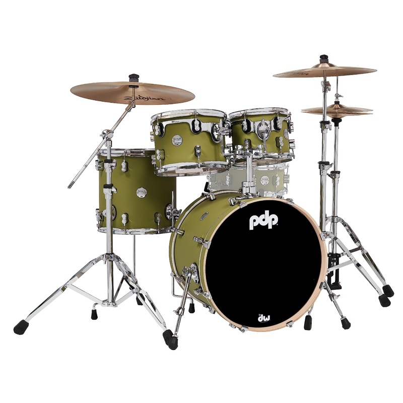 pacific-drums-percussion-pdp-concept-maple-4-piece-fusion-satin-olive-drum-set-shell-pack-pdcm20fnso-8x10-9x12-tom-14x14-floor-tom-16x20-kick-drum Pacific Drums & Percussion PDP Concept Maple 4-Piece Fusion, Satin Olive Drum Set Shell Pack (PDCM20FNSO), 8x10 & 9x12 Tom,14x14 Floor Tom, 16x20 Kick Drum