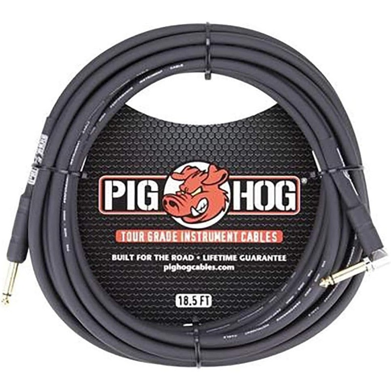 pig-hog-18-5-right-angle-instrument-cable-8mm-ph186r Pig Hog 18.5' Right Angle Instrument Cable - 8mm (PH186R)