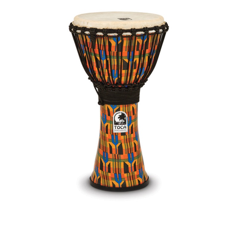 toca-freestyle-rope-tuned-12-djembe-kente-cloth-to803220 Toca Freestyle Rope Tuned 12" Djembe, Kente Cloth (TO803220)