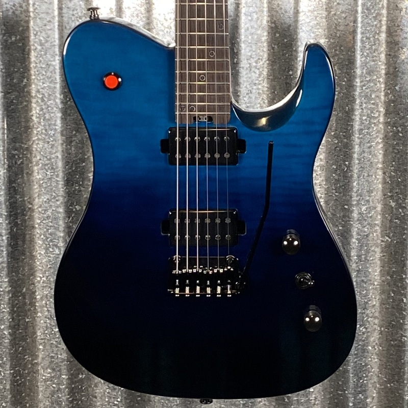 westcreek-guitars-helyx-t-style-dual-humbucker-ocean-vortex-guitar-0072-used Westcreek Guitars Helyx T Style Dual Humbucker Ocean Vortex Guitar #0072 Used