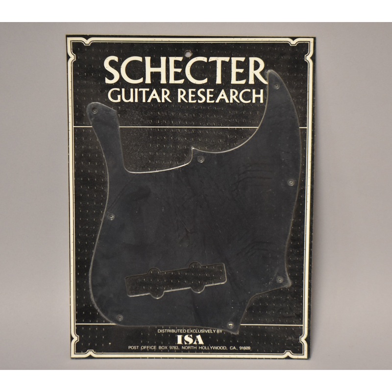 1970s-1980s-schecter-usa-j-style-bass-sealed-pickguard-nos-black-anodized 1970s-1980s Schecter USA J-Style Bass Sealed Pickguard NOS Black Anodized