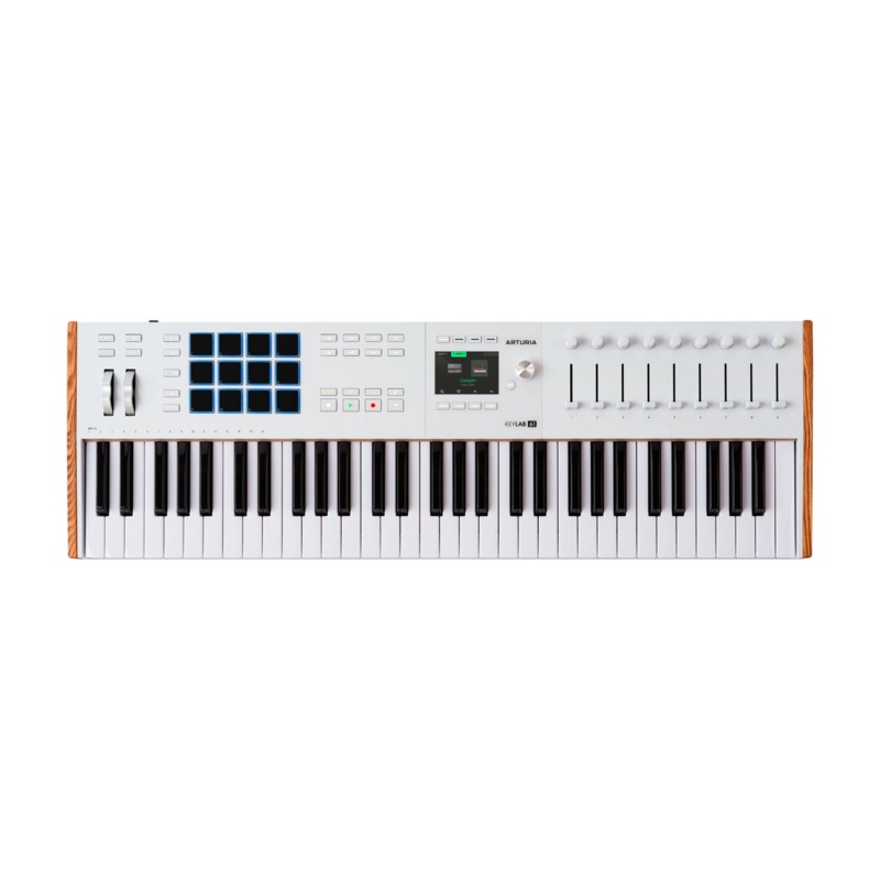 arturia-keylab-61-mk3-61-key-keyboard-midi-controller-white Arturia Keylab 61 MK3 61-KEY Keyboard Midi Controller - White