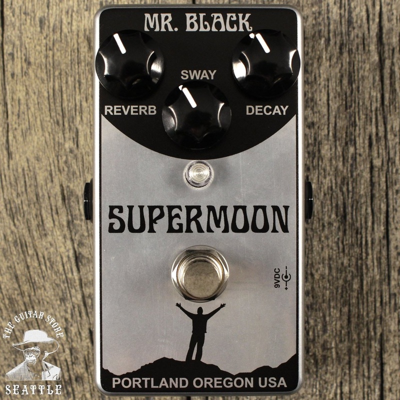 mr-black-supermoon-reverb-pedal-chrome-edition Mr. Black Supermoon Reverb Pedal - Chrome Edition