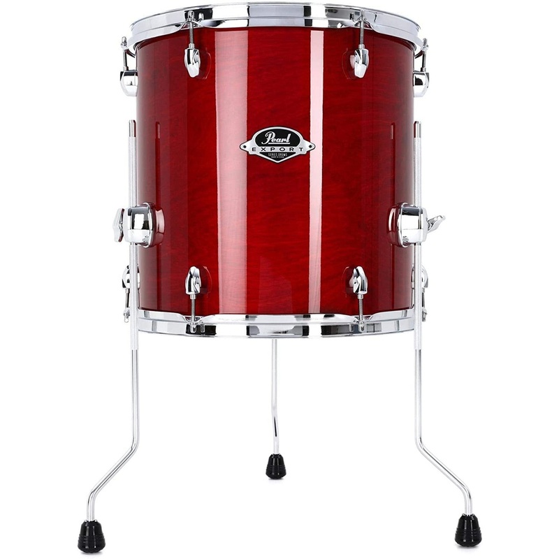pearl-exl-export-floor-tom-14-x-14-in-natural-cherry-with-chrome-hardware-exl1414f-c246 Pearl EXL Export Floor Tom 14 x 14 in. Natural Cherry with Chrome Hardware (EXL1414F/C246)