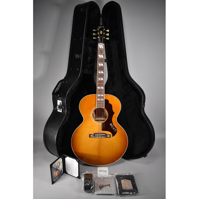 2025-gibson-custom-rosanne-cash-j-185-heritage-cherry-sunburst-finish-w-ohsc 2025 Gibson Custom Rosanne Cash J-185 | Heritage Cherry Sunburst Finish W/OHSC