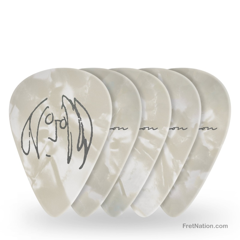 d-addario-john-lennon-signature-70mm-guitar-picks-10-pack-medium-1cwh4-01jl D'Addario John Lennon Signature .70mm Guitar Picks 10-pack Medium - 1CWH4-01JL