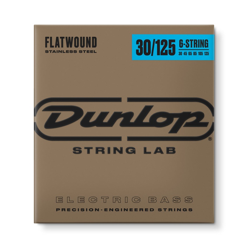 dunlop-flatwound-electric-bass-strings-long-scale-set-6-string-30-125-dbfs30125 Dunlop Flatwound Electric Bass Strings Long Scale Set - 6-String 30-125 DBFS30125